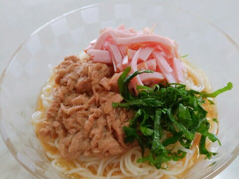 【食欲がない時に！】ツナの旨味のさっぱりそうめん